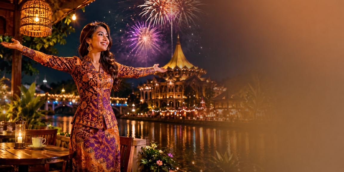 Hiburan kasino bertema batik di Sarawak